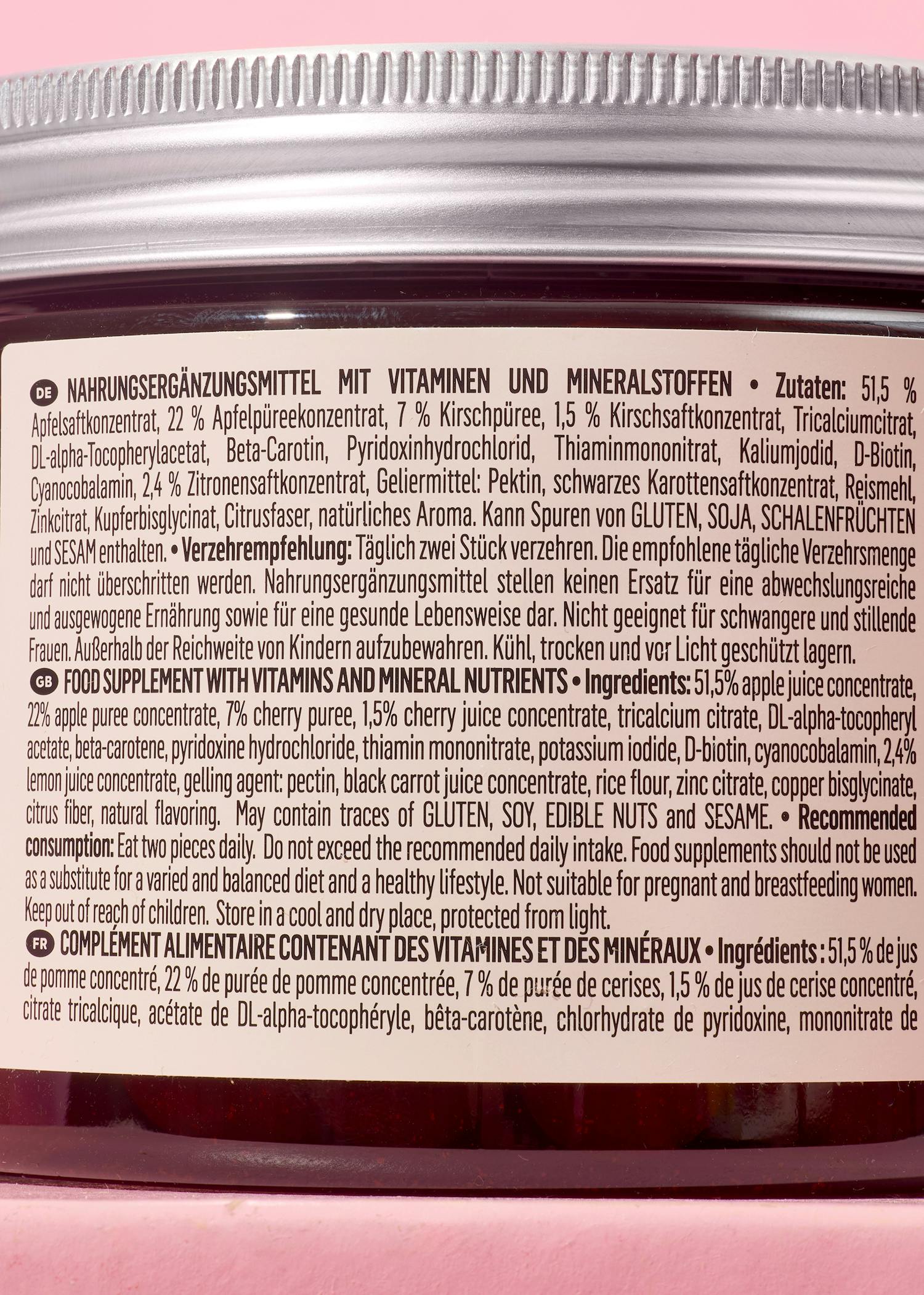 Multi Fruit Bites mit Vitamin-Mineral-Komplex 120 Stück