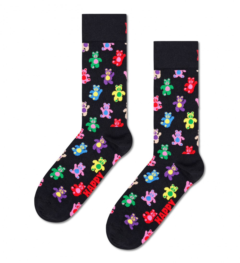 Happy Socks Teddy Bear Sock Socken in Mehrfarbig