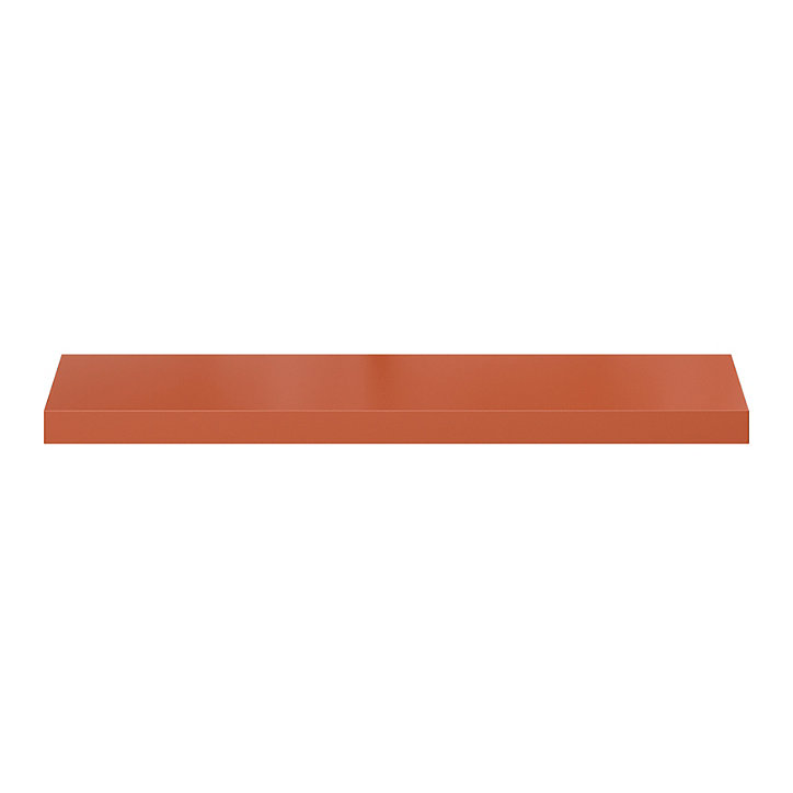 Tablette murale avec fixation invisible GoodHome Cusko terracotta 80 cm