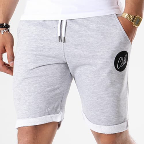 Short Jogging Chill Gris Chiné