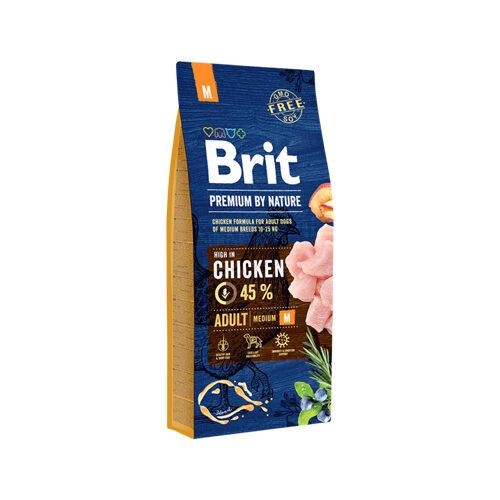 Brit Premium by nature Adult - Middelgrote honden