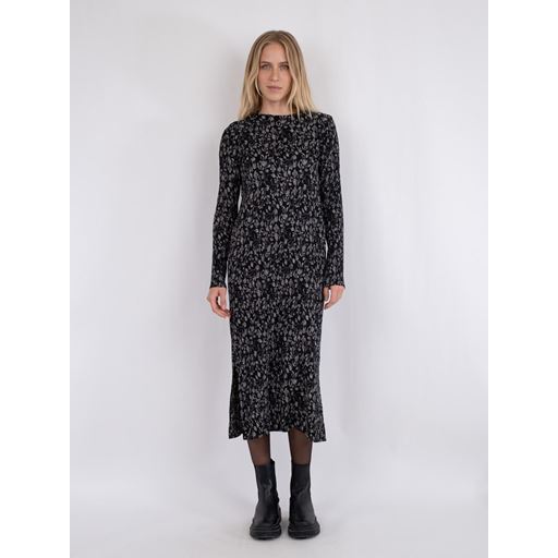 Neo Noir Vogue Deco Kjole, Black, 34