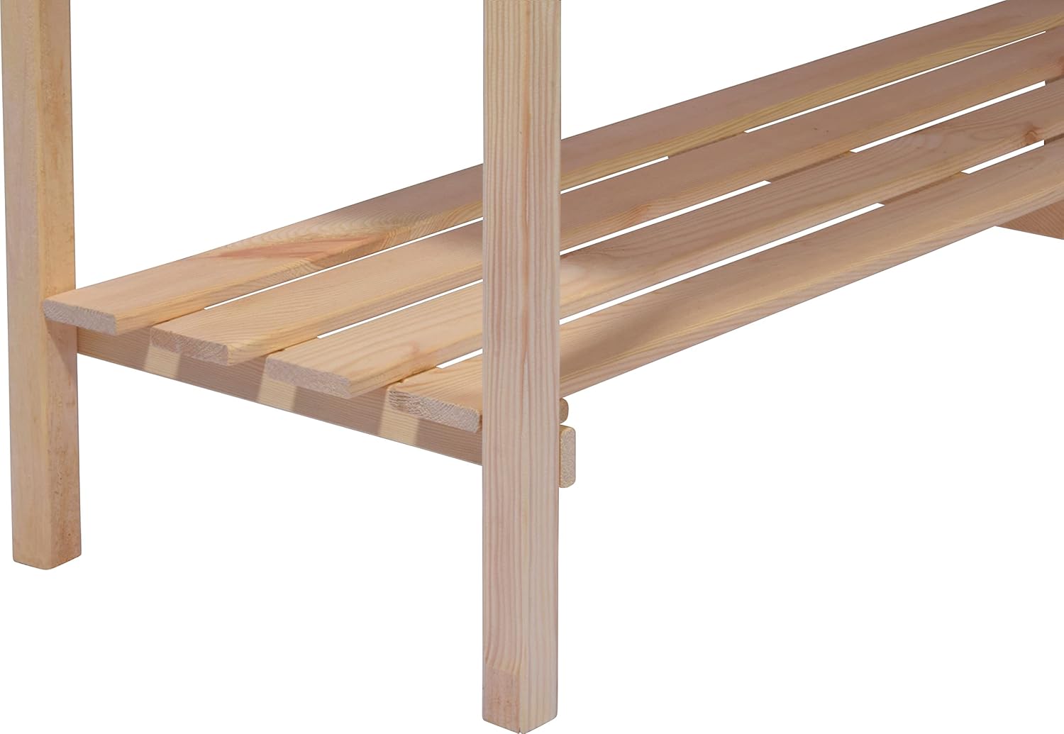 dobar® 58175FSCe breites Hochbeet XL aus Holz |Erhöhtes Gemüsebeet | Kräuterbeet aus Holz | Pflanzkasten für Balkon/Garten/Terrasse | Salatbeet für die Anzucht | 117 x 40 x 78 cm | Natur
