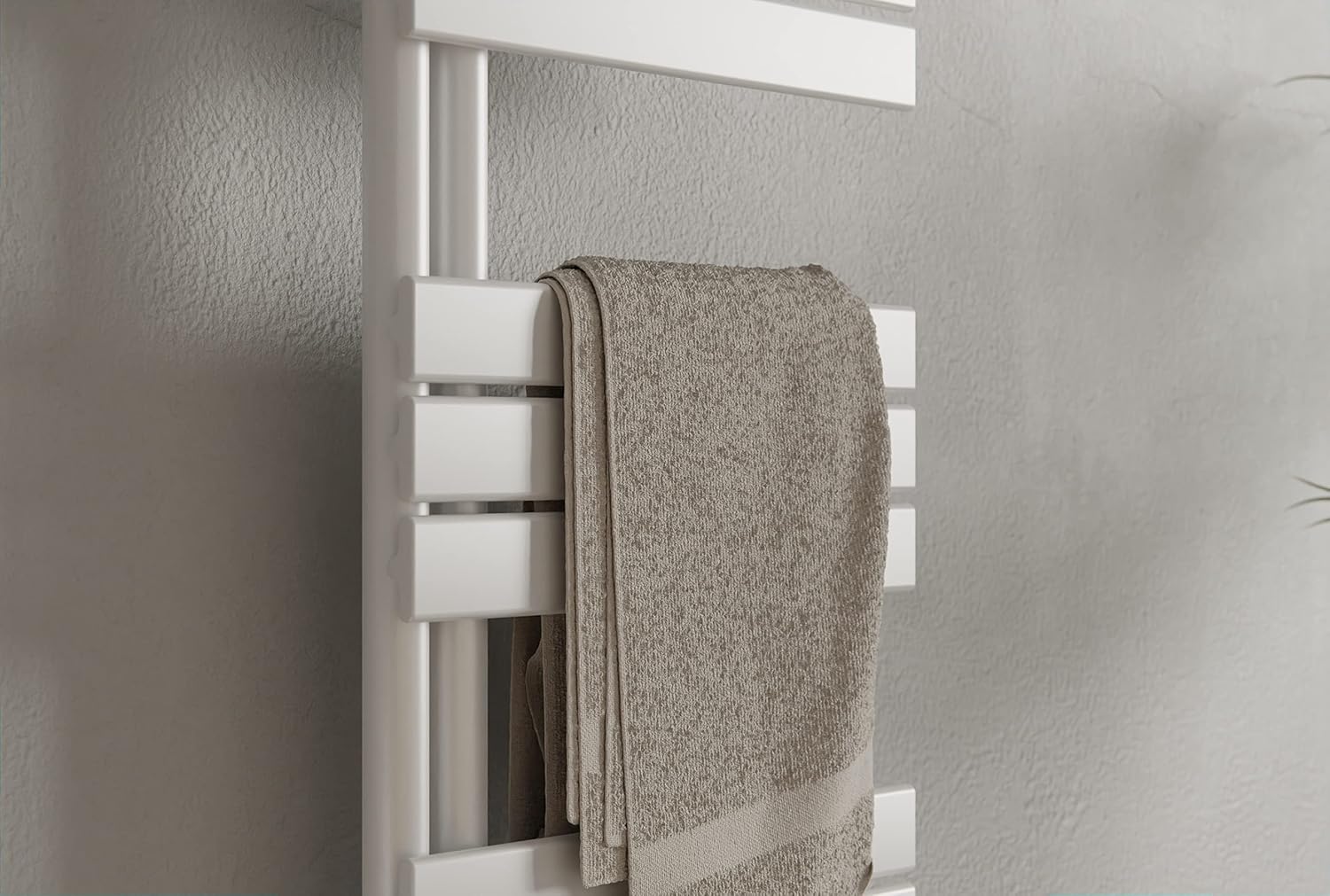Design Badheizkörper Handtuchwärmer G12-1200x500mm - Farbe wählbar, Farbe:Weiß