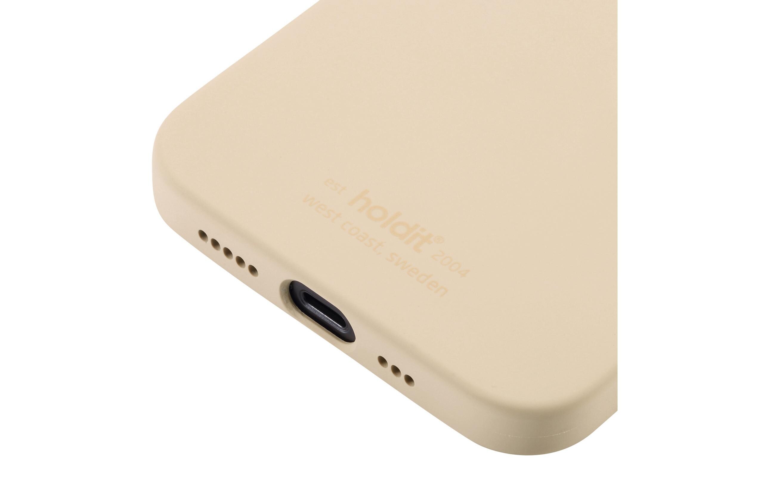Back Cover Silicone iPhone 12/12 Pro BeigeModerne Handyhülle aus ultradünnem und griffigem Silikon