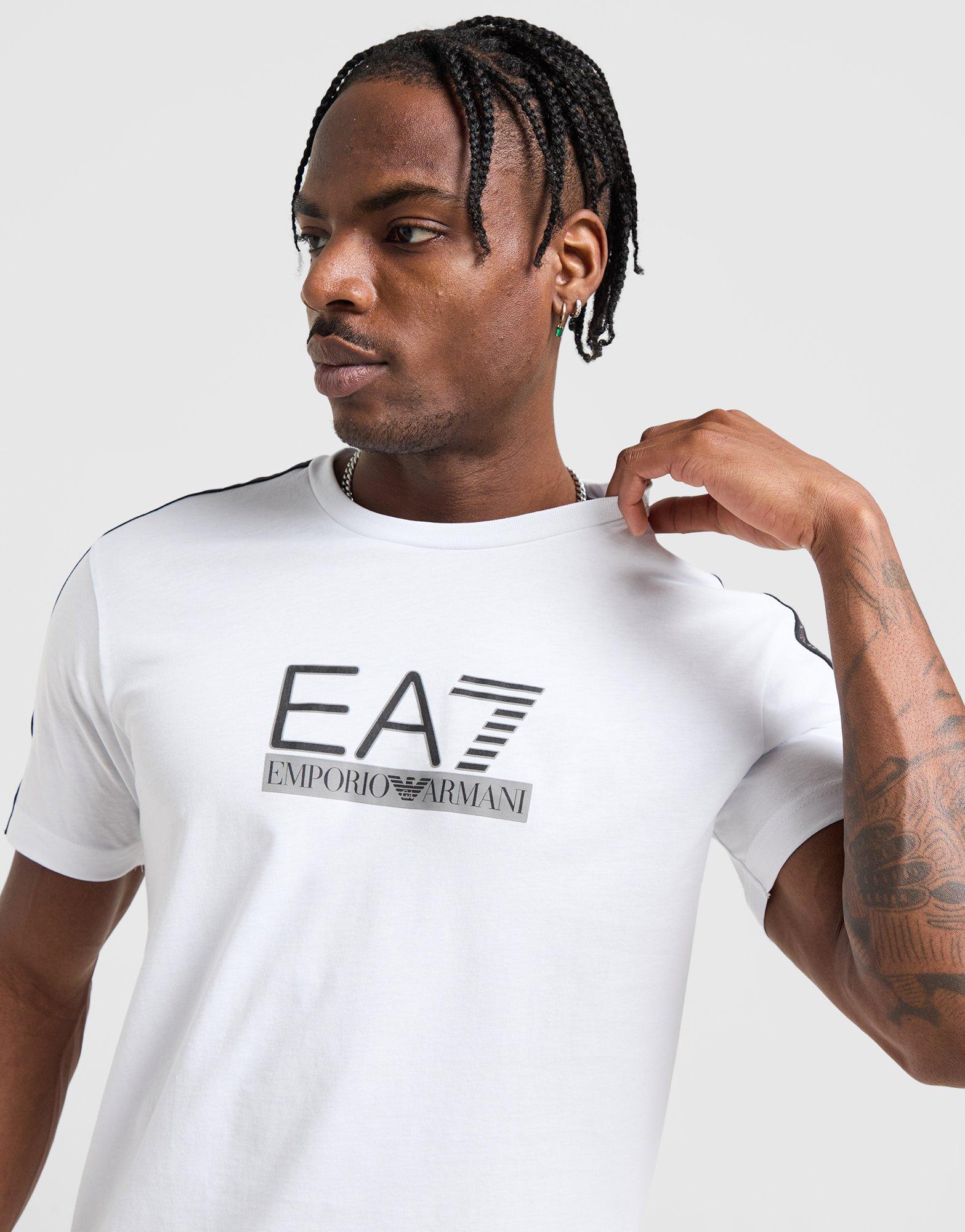 EA7 Emporio Armani T-shirt Tape Large Logo Homme