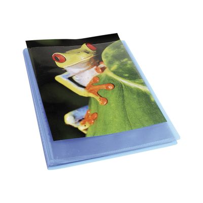 Exacompta KreaCover - Porte vues personnalisable - 120 vues - A4 - bleu