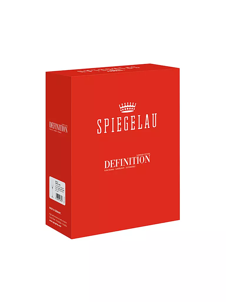 SPIEGELAU Definition Champagnerglas, 2er-Set transparent