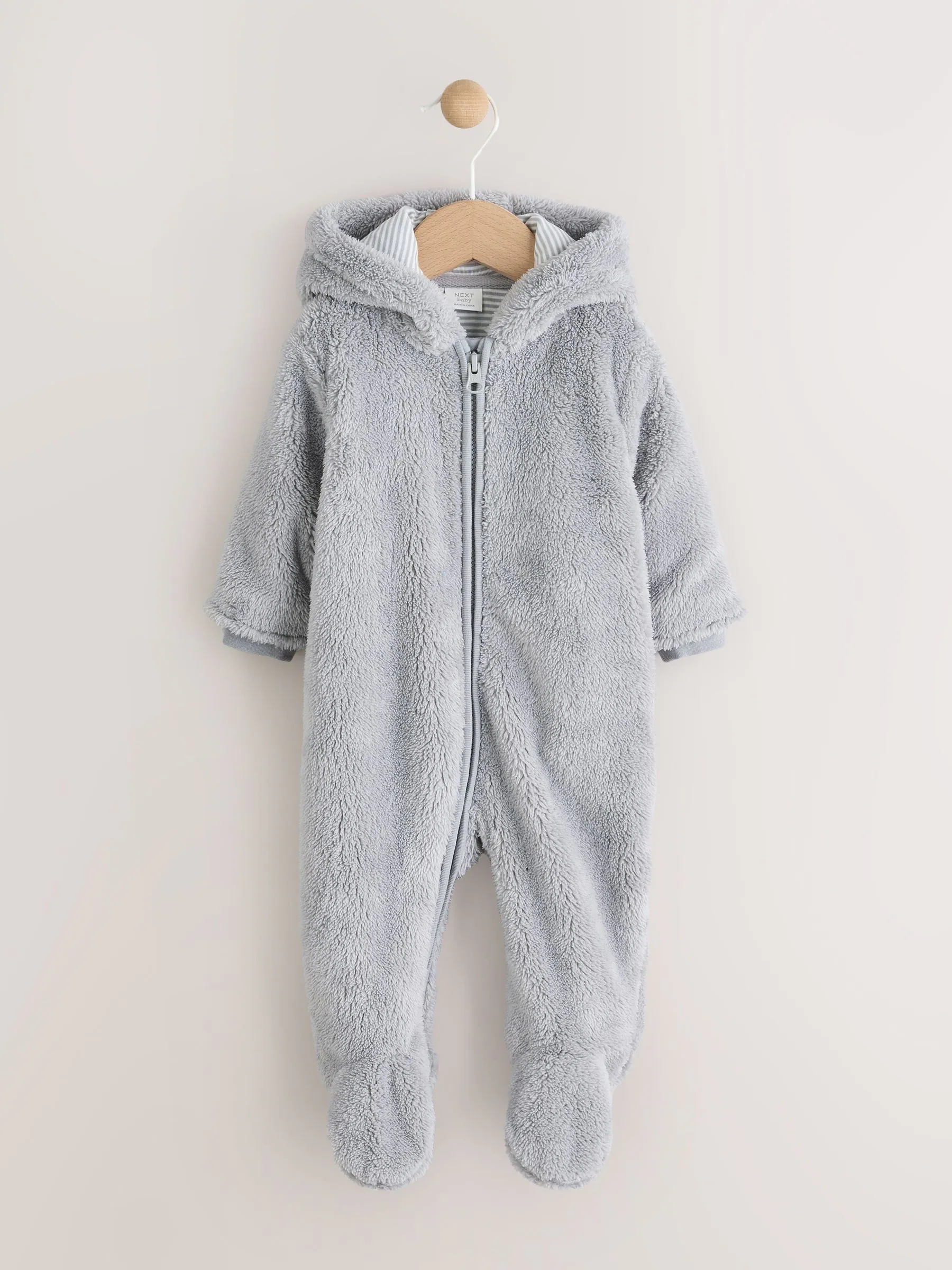 Grijs - Fleece babypakje