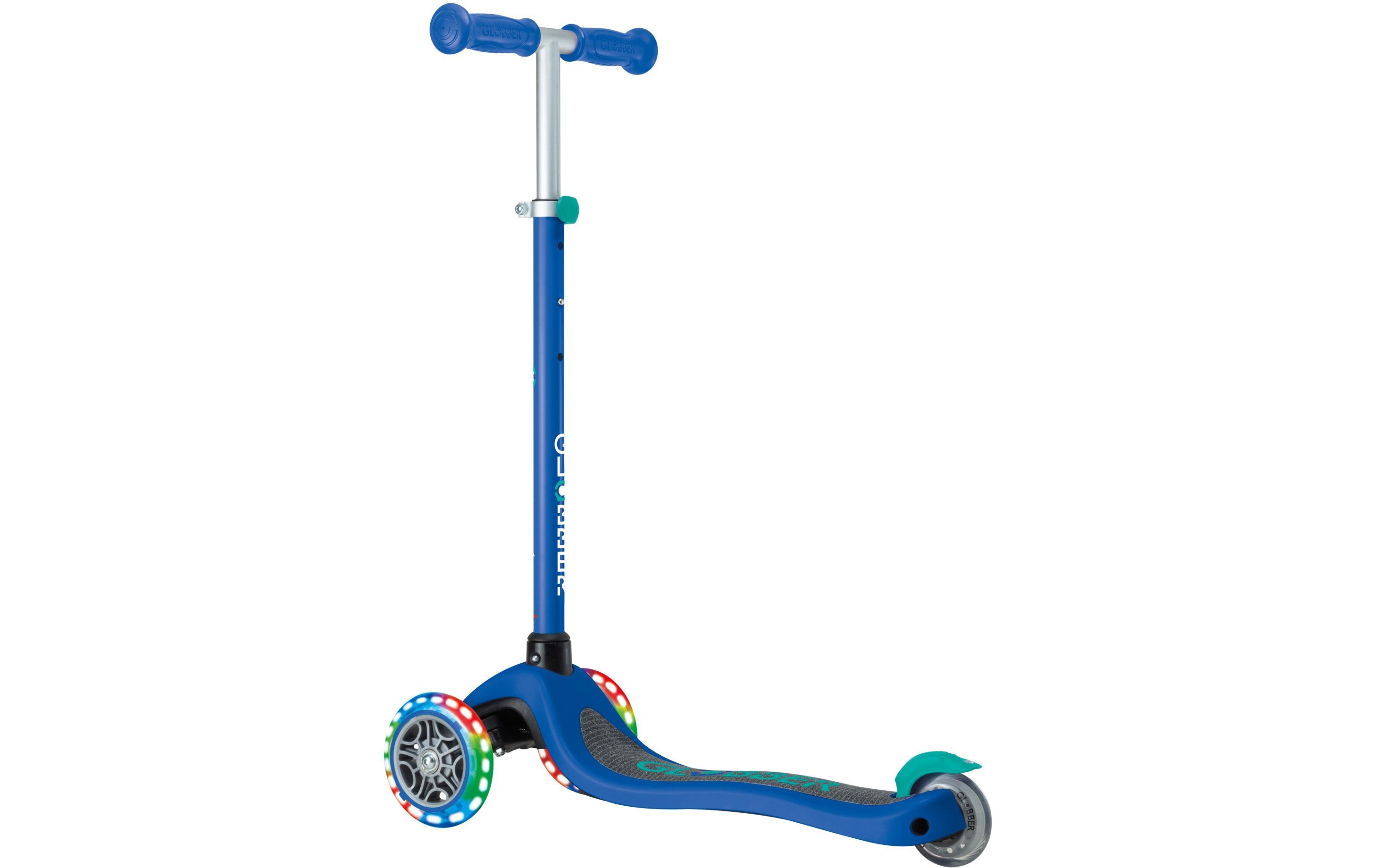 Scooter Primo Lights Blau3-Rad-Roller mit Beleuchtung für Kinder