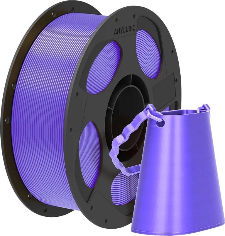 Anycubic  PLA Silk Purple, 1,75 mm / 1000 g    Filament mit seidiger Brillanz in Purple