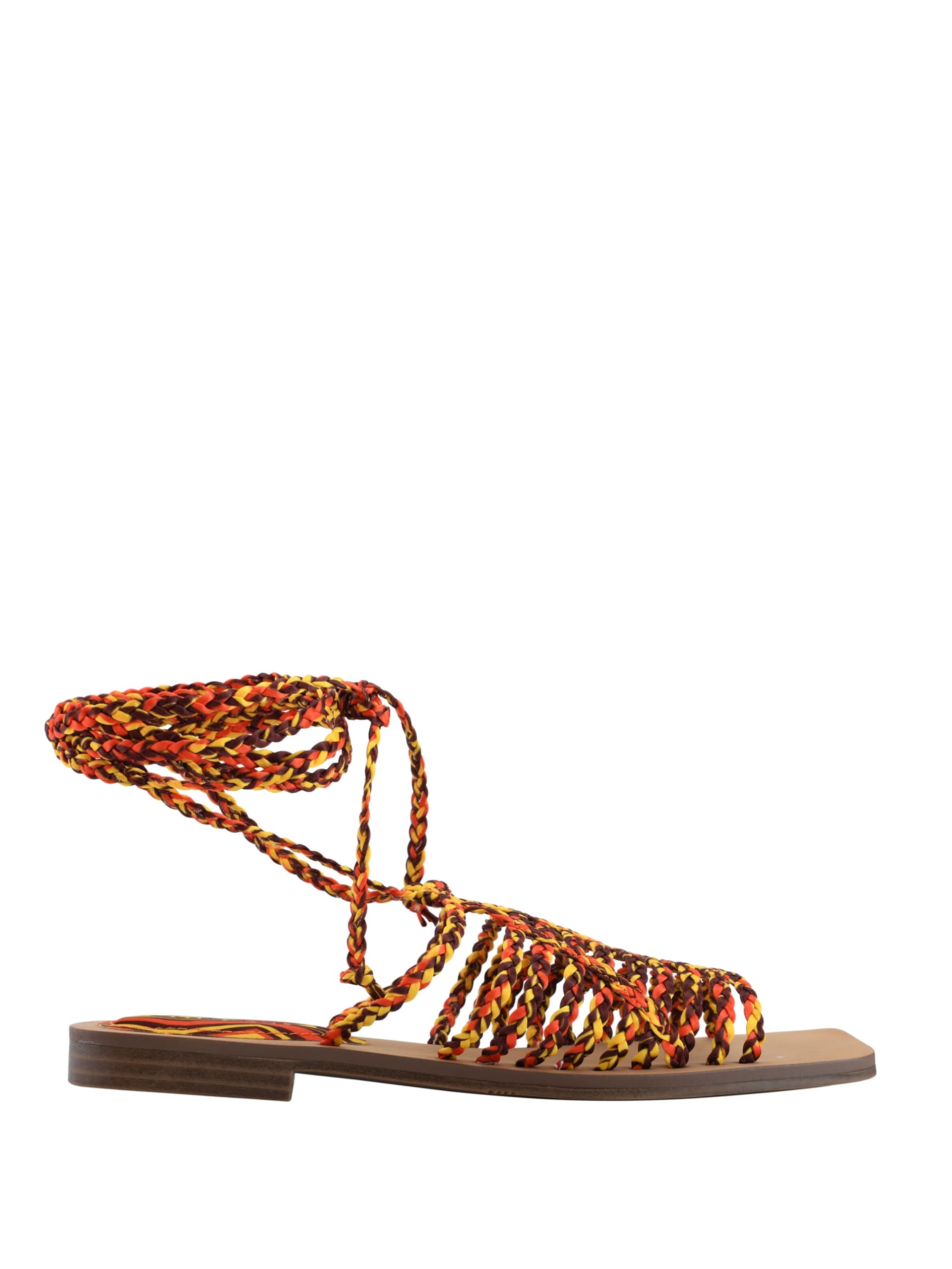 Sandálias Rayana com tiras e amarração
