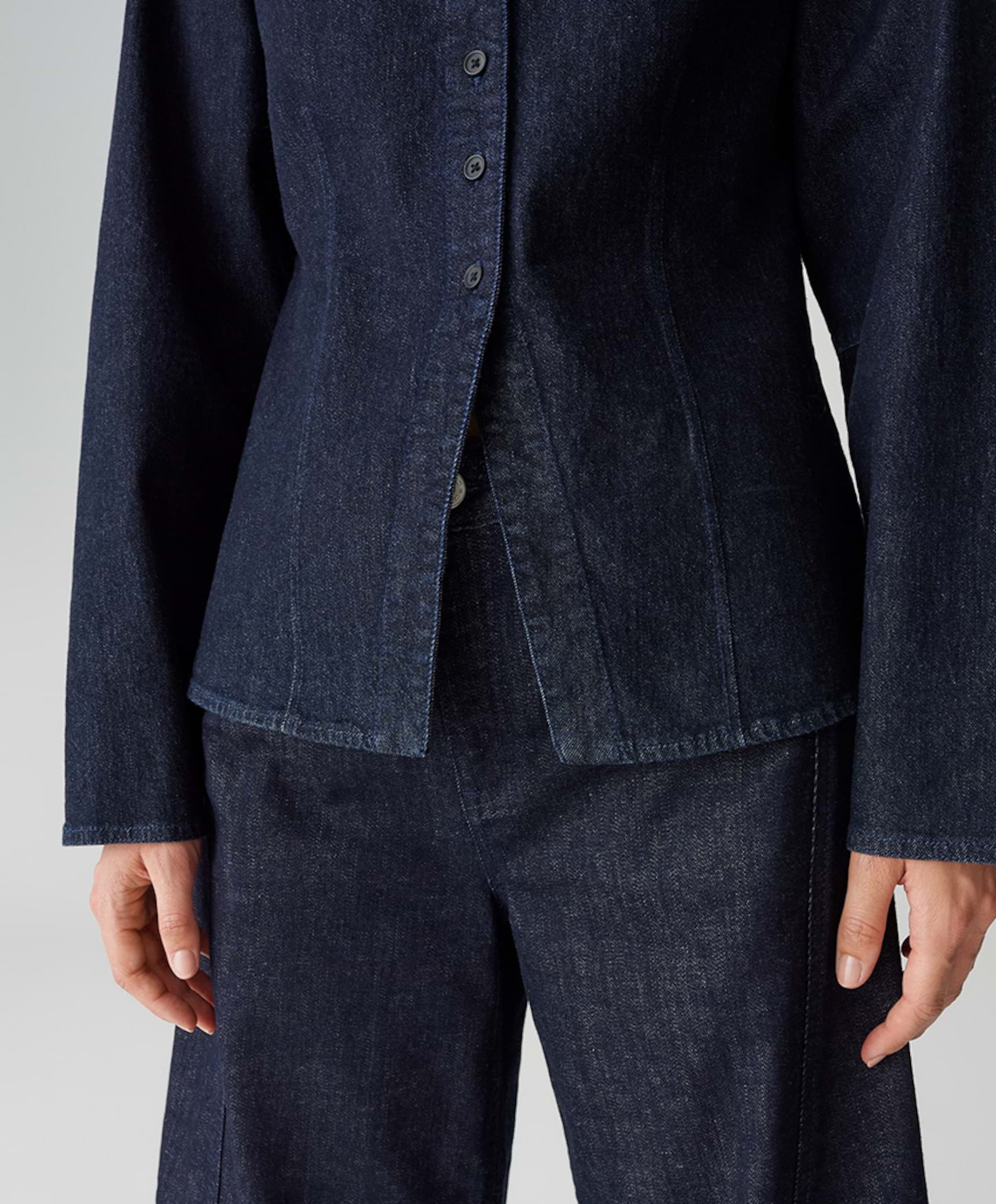 OPUS Dames blouse blauw