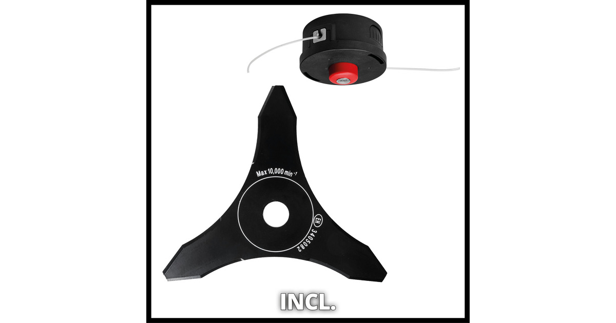 EINHELLGP-BC 36/430 Li BL-Solo Accu Bosmaaier  (Rood/zwart, Accu en oplader niet inbegrepen)
