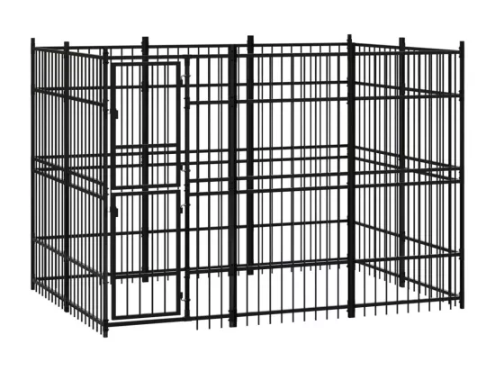 Chenil cage enclos pac noire 288 x 192 x 200 cm 02_0041856