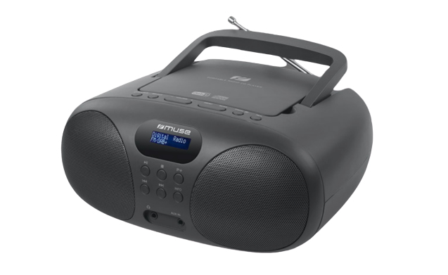 Muse MD-208 DB cd-speler Draagbare cd-speler Zwart