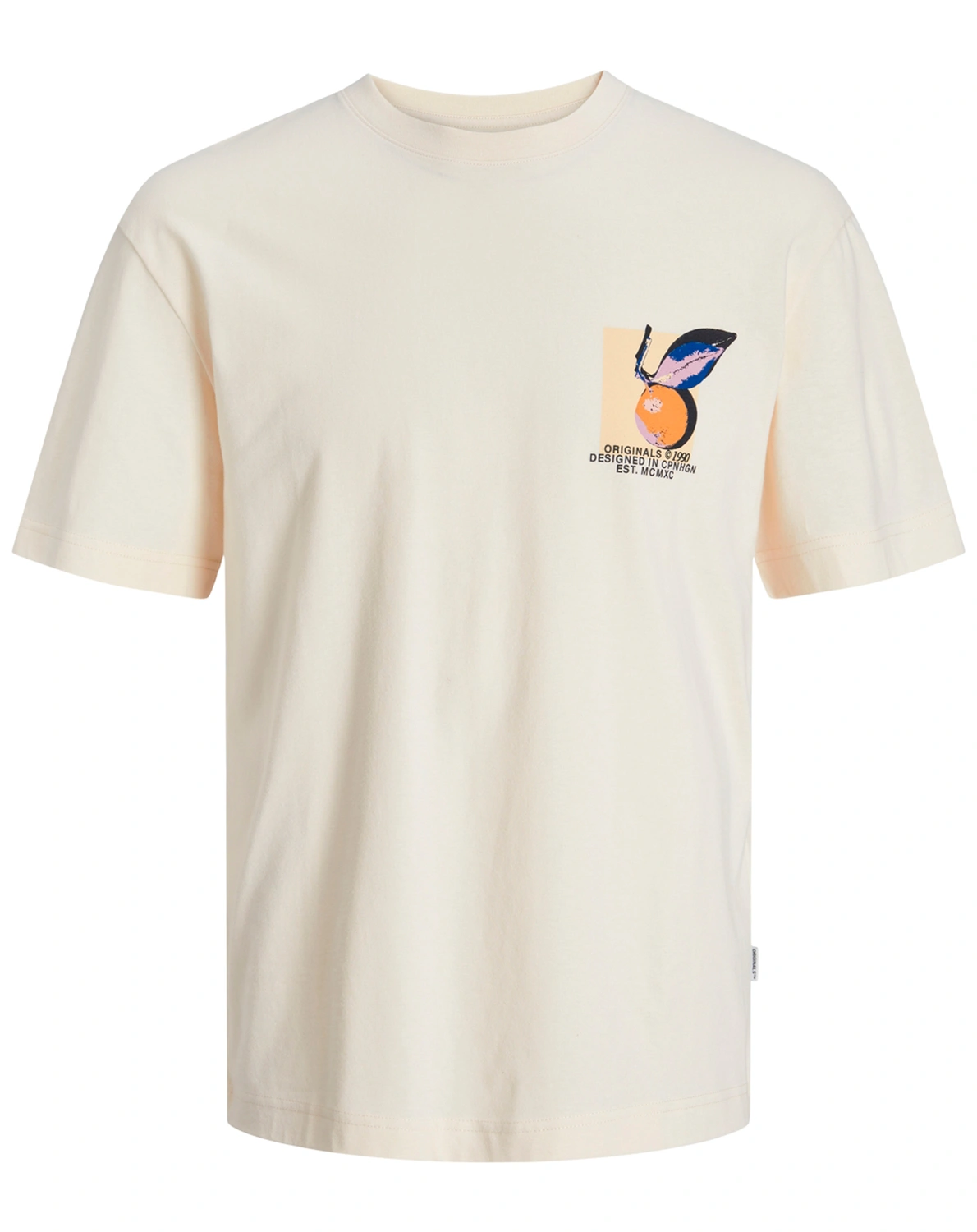 T-Shirt JORTAMPA ORANGE in buttercream