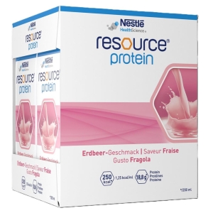 RESOURCE Protein Erdbeer 4 Tetra, 200 ml