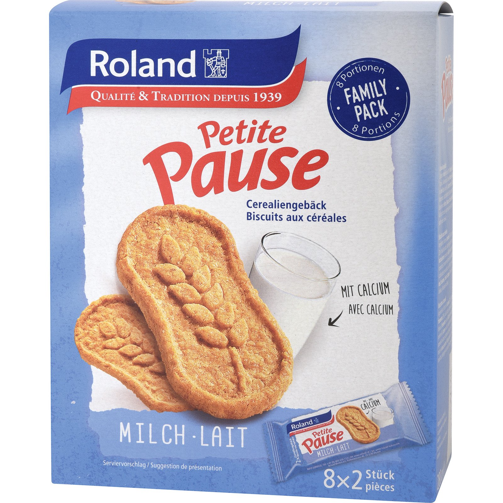 Roland Petite Pause Lait Family, 280g