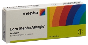 LORA Mepha Allergie Tabletten 10 mg, 14 Stück