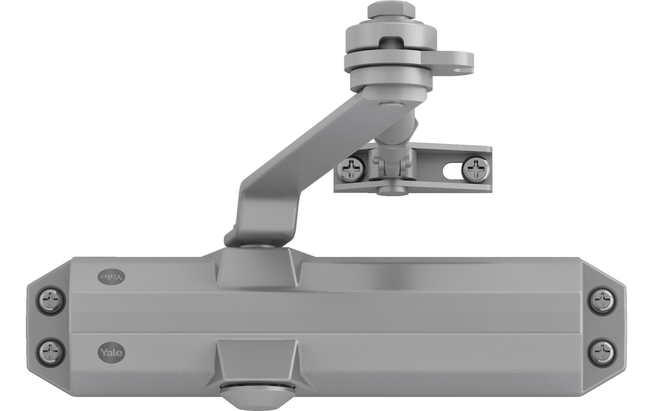 Türschliesser mit Feststellarm, Serie 4500 SilberFeststell-Türschliesser