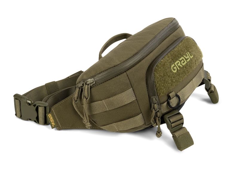 Grayl Bauchtasche Transport 2 l Olive Drab Hüfttasche