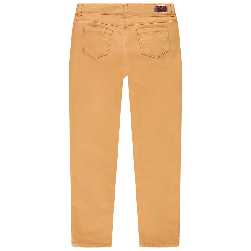 Pantalon en twill uni pour fille - Beige