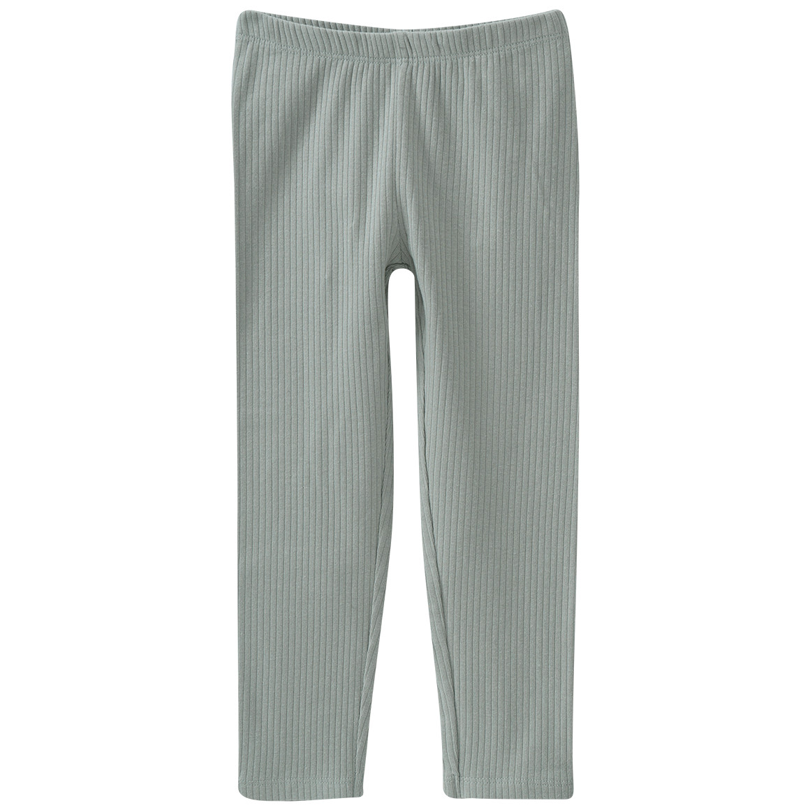 Topolino Pure Collection 3 Kinder Leggings mit Rippstruktur hellblau / oliv / hellbeige