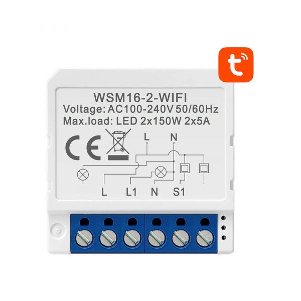 AVATTO Relé Smart Switch WSM16-W2