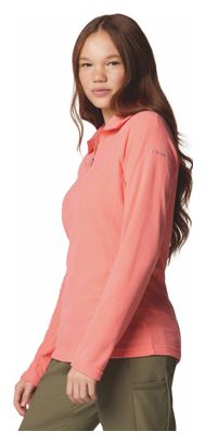 Polaire Columbia 1/2 Zip Glacial IV Corail Femme