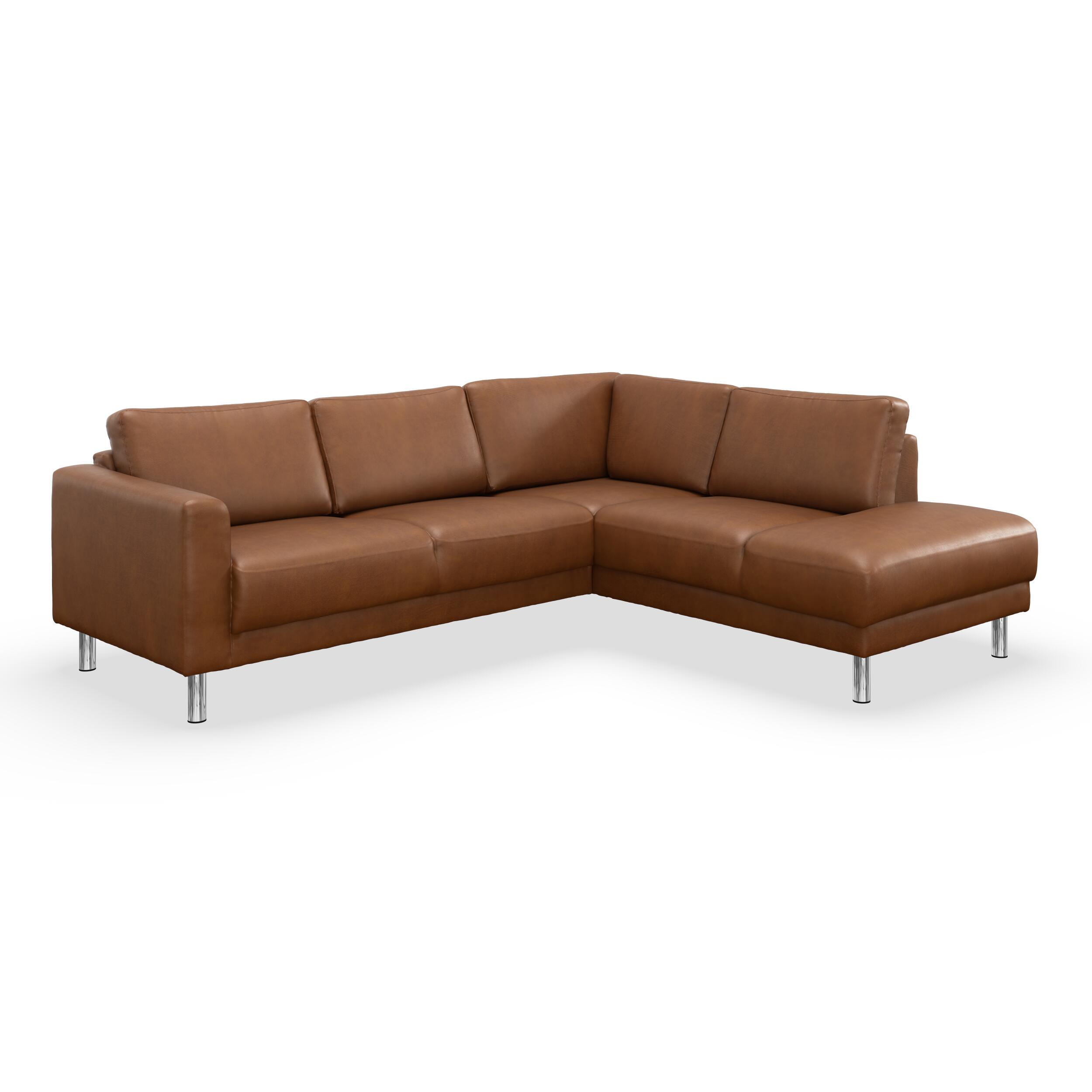 Cleveland højrevendt sofa med pufafslutning