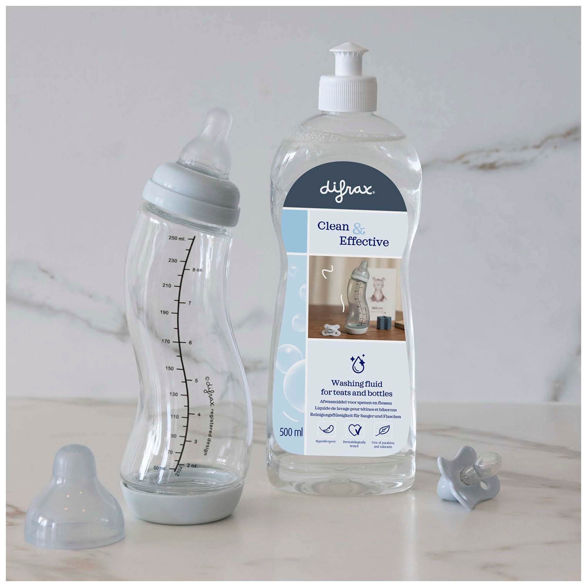 Difrax Afwasmiddel voor babyproducten naturel