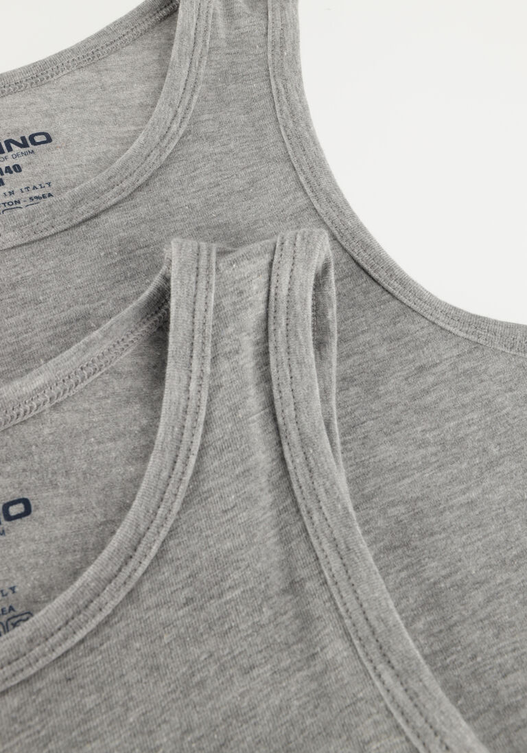 VINGINO grijze vingino  boys tank (2-pack)