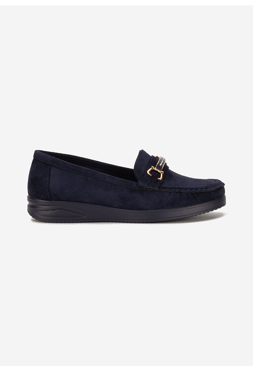 Mocassins en daim marine Esmiara