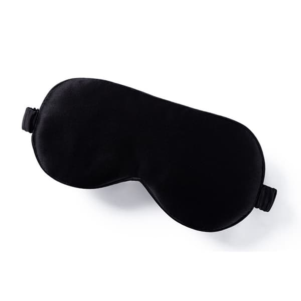 INF Sovemaske i Mulberry silke 2-pakning Sort