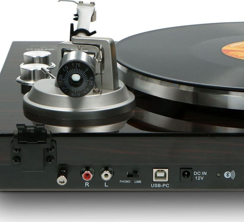 LENCO LBT-188 - Platenspeler - Donkerbruin - Bluetooth Functionaliteit