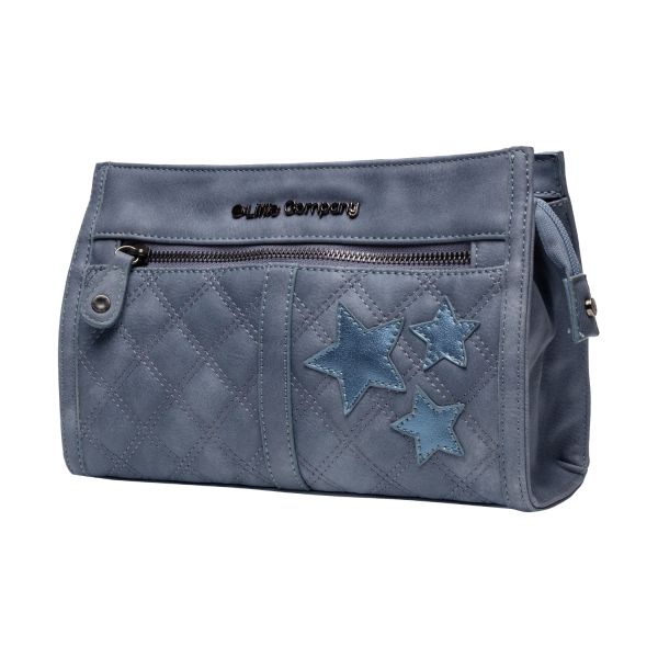 Little Company Bo Quilted Toilettas Blauw