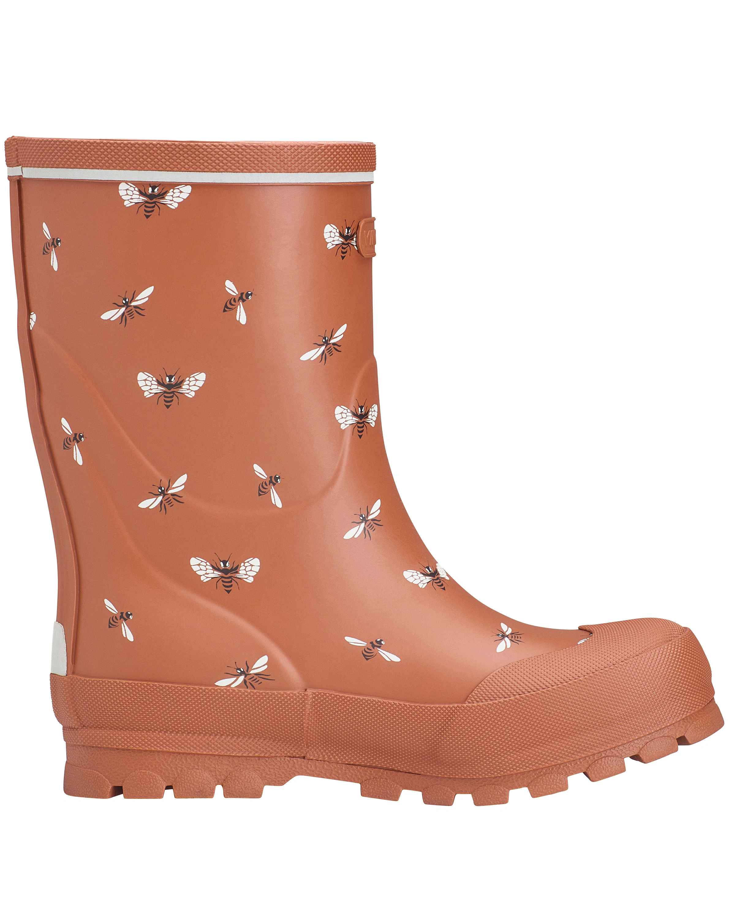 Gummistiefel JOLLY BEE in cognac/white