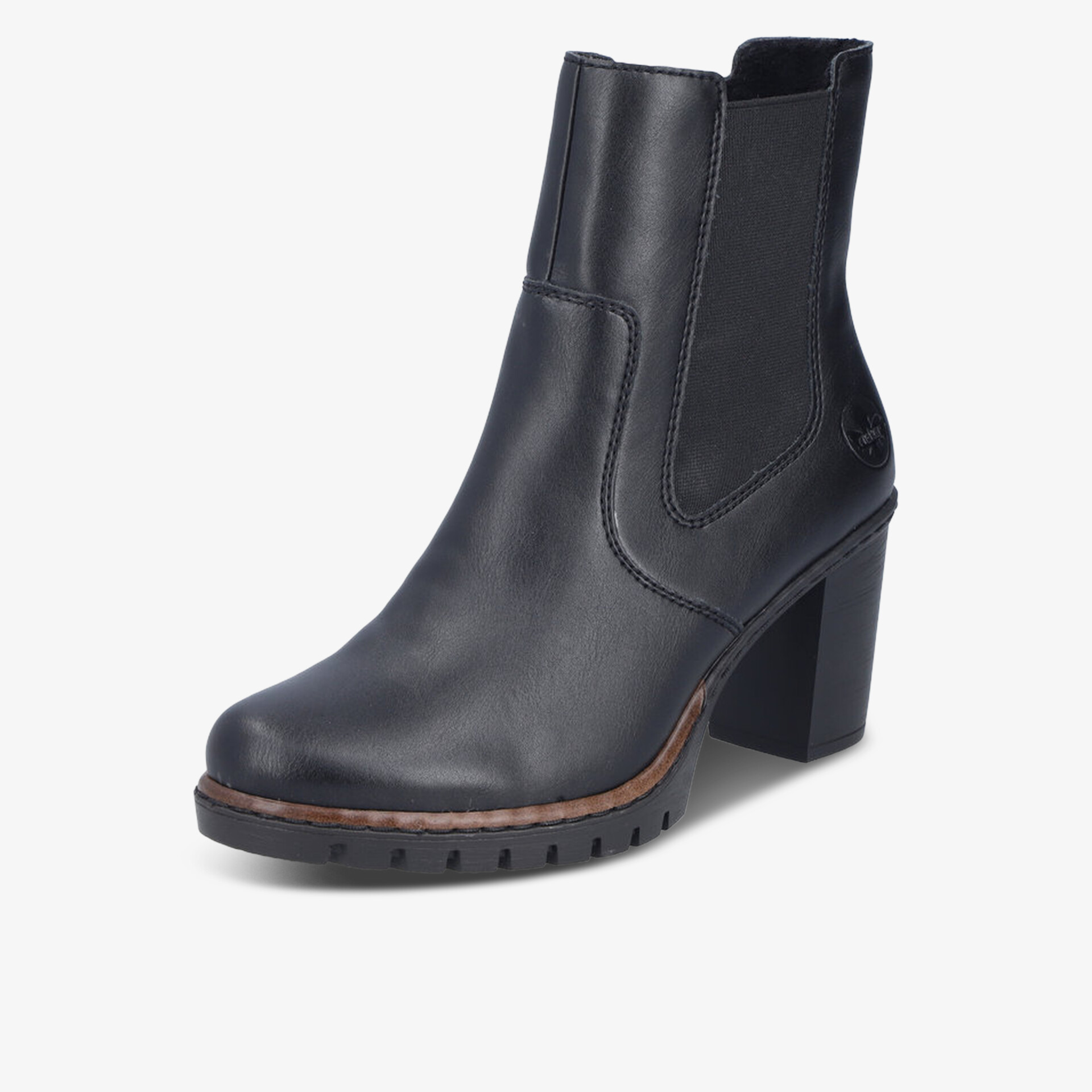 rieker Damen Klassische Stiefeletten schwarz