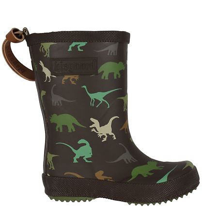 Bisgaard GummiStøvler - Basic Rubber - Brown Dino
