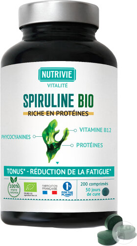 Nutrivie Spiruline Bio 200 Comprimés
