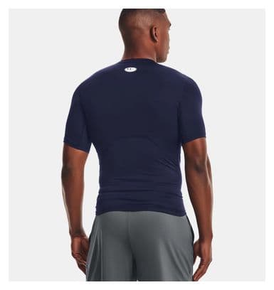 Maillot manches courtes de compression Under Armour HeatGear Bleu Homme