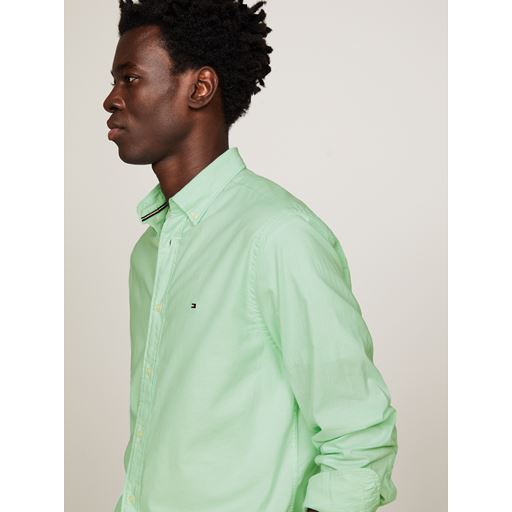 Tommy Hilfiger 1985 Flex Oxford Rf Skjorte, Seagrass Mint, XL