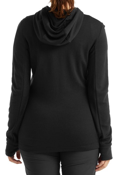 Quantum III LS Zip Hood Women uldtrøje
