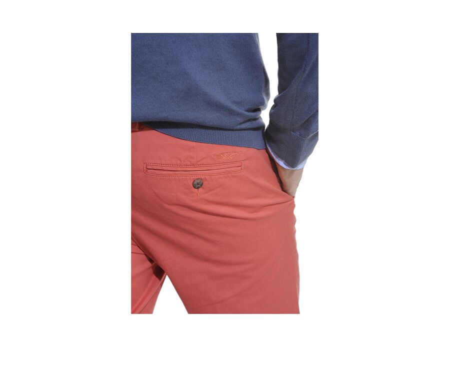 Pantalon chino homme Corail - JERRY