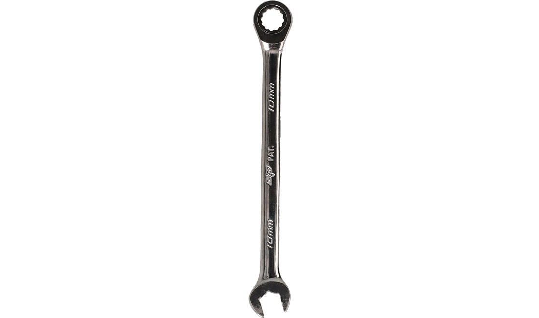 Ringgaffelnøgle 10mm m/skralde