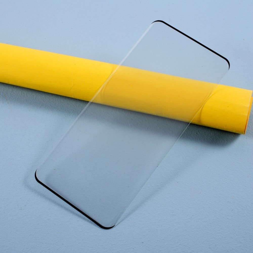 Samsung Galaxy S21 Ultra 5G Vollbild 3D Curved Panzer Glas Display mit Rahmen - Schwarz