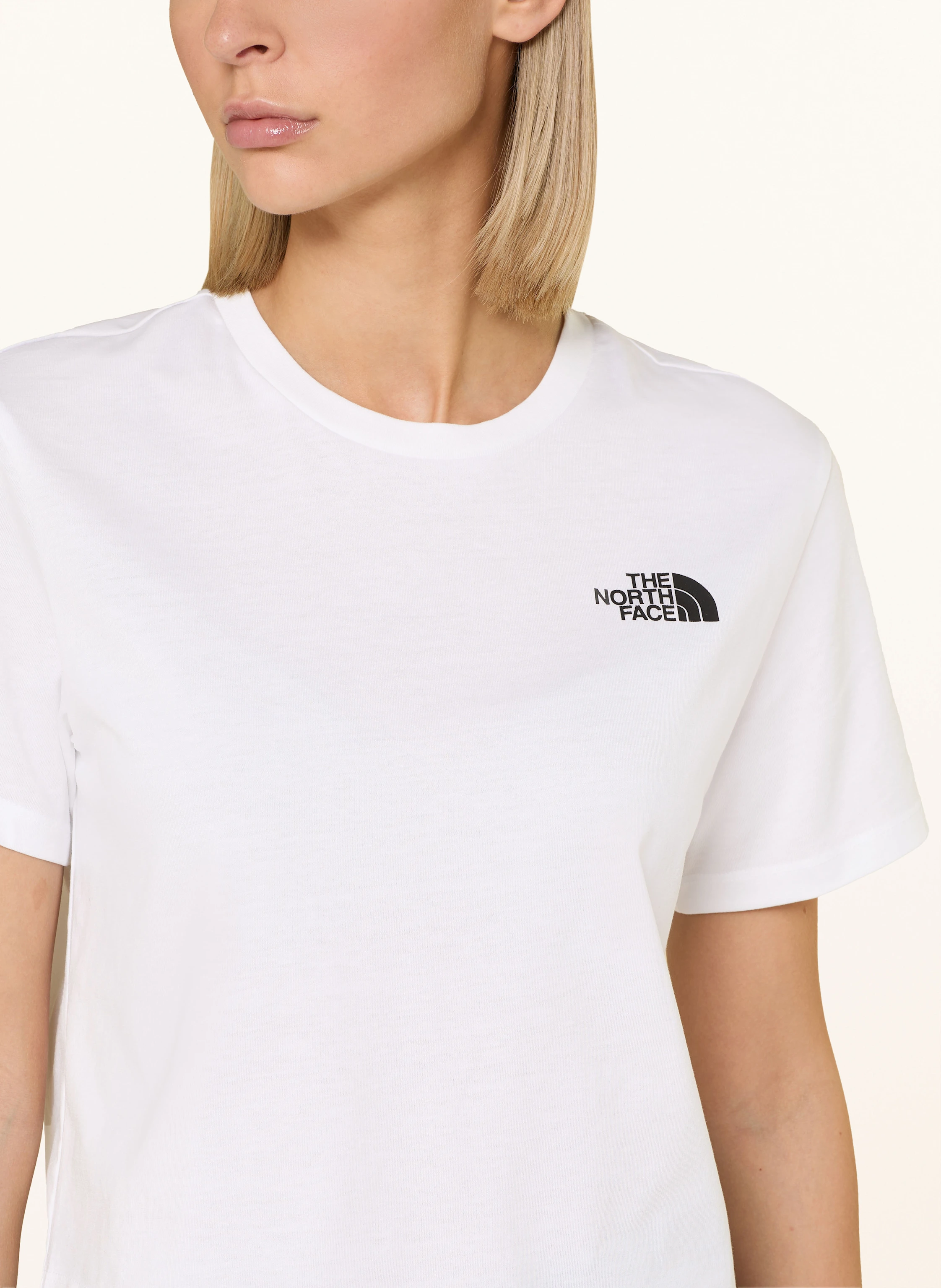 THE NORTH FACE T-Shirt SIMPLE DOME CROPPED