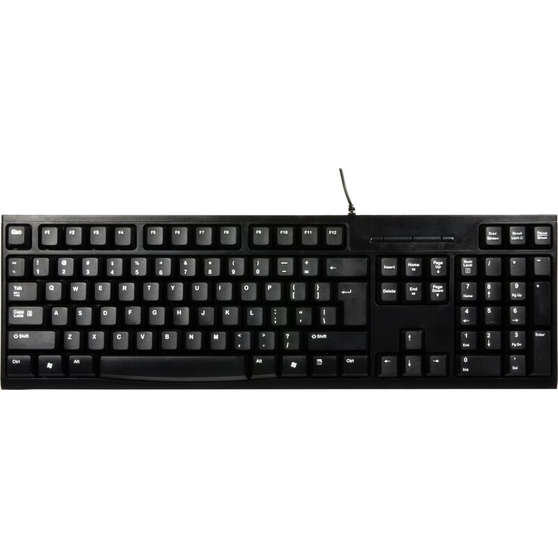 Port Designs 900753 clavier Bureau USB AZERTY Français Noir