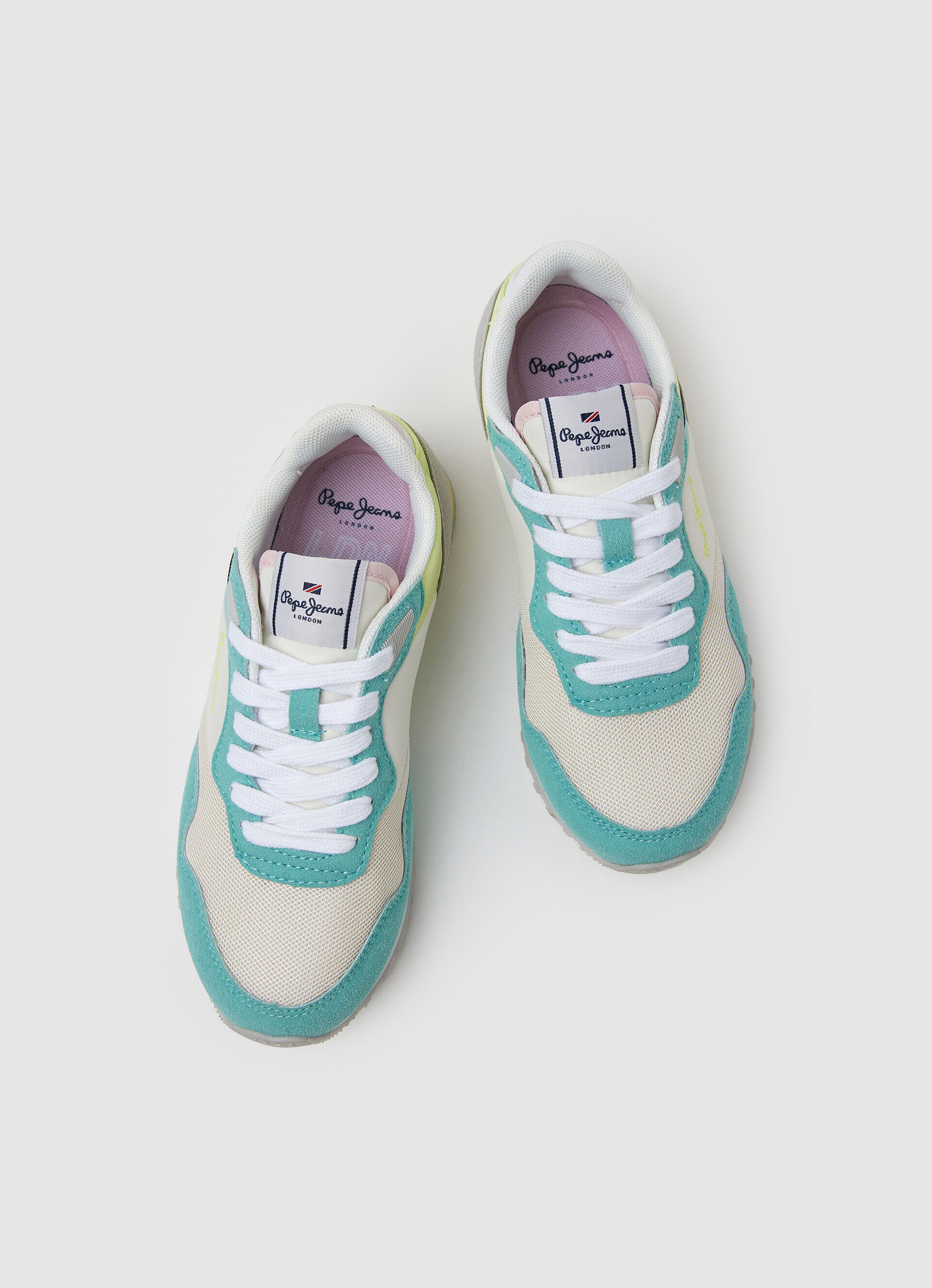 Tênis de corrida básico London - azul-turquesa